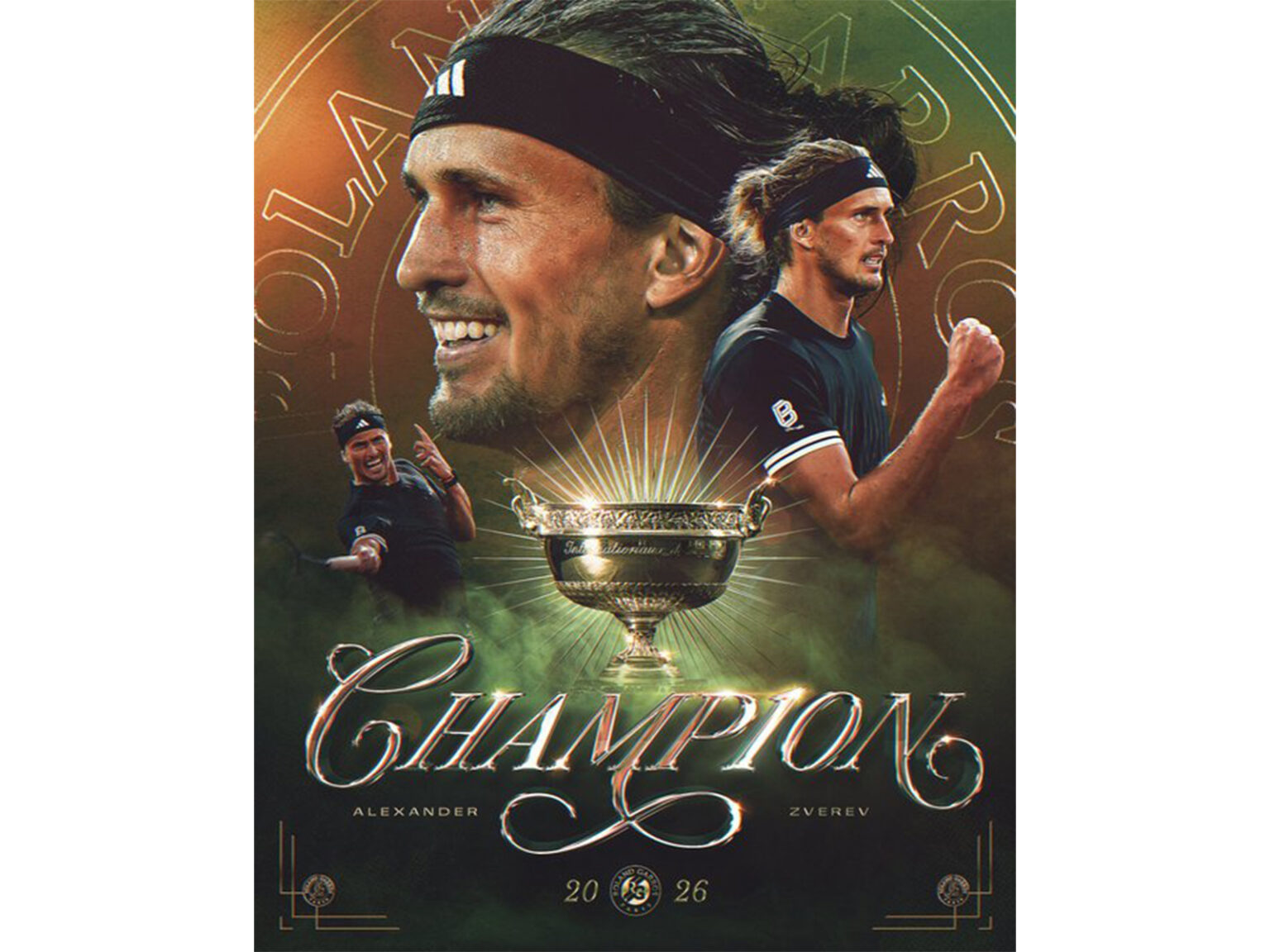 Alexander Zverev chạm tới đỉnh cao Grand Slam sau hành trình không bỏ cuộc